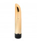 Золотистый миниатюрный вибратор Gold Ladyfinger - 13 см.