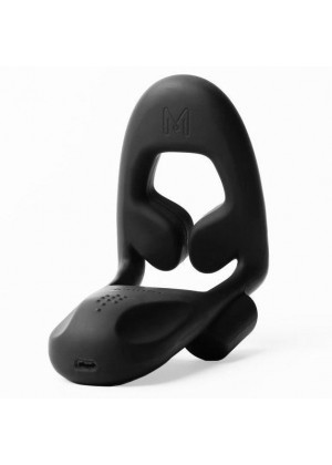 Черное технологичное эрекционное кольцо MysteryVibe Tenuto