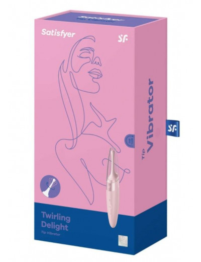 Нежно-розовый точечный стимулятор Twirling Delight
