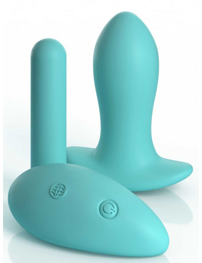 Белые трусики Remote Bow-Tie G-String S-M-L с вибрацией и анальным стимулятором