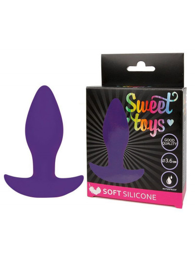 Фиолетовая анальная втулка Sweet Toys - 8,5 см.