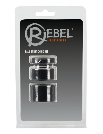 Набор из 3 колец для утяжки мошонки Rebel Ball Stretching Kit