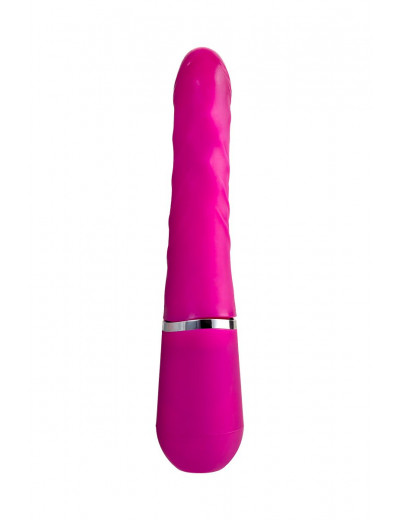 Розовый нереалистичный вибратор Ailighter Smart Telescopic Lover - 27,1 см.