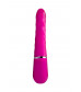 Розовый нереалистичный вибратор Ailighter Smart Telescopic Lover - 27,1 см.