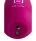 Розовый нереалистичный вибратор Ailighter Smart Telescopic Lover - 27,1 см.