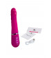 Розовый нереалистичный вибратор Ailighter Smart Telescopic Lover - 27,1 см.