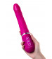 Розовый нереалистичный вибратор Ailighter Smart Telescopic Lover - 27,1 см.