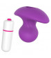 Фиолетовая вибропробка PLEASURE KNOB - 6,5 см.