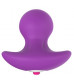 Фиолетовая вибропробка PLEASURE KNOB - 6,5 см.