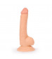 Реалистичный телесный фаллоимитатор Erowoman - 19,5 см.
