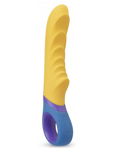 Желтый вибромассажер Tone G-Spot Vibrator - 23 см.