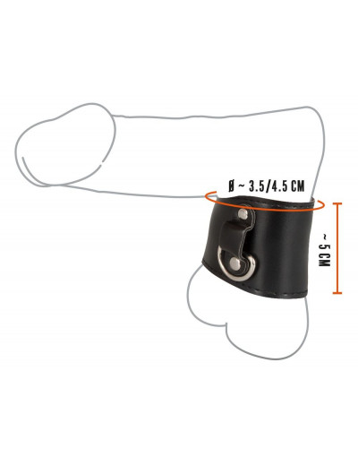 Утяжка на мошонку с D-кольцом Ball Stretcher with D-Ring