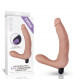Телесный безремневой вибрострапон Rechargeable IJOY Real Strapless Strap on - 21 см.