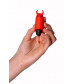 Красный вибростимулятор Devol Mini Vibrator - 8,5 см.