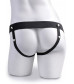 Кофейный перезаряжаемый вибрострапон 7  Hollow Rechargeable Strap-on with Balls - 20,3 см.