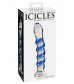 Стеклянный фаллоимитатор Icicles №5 - 17,8 см.