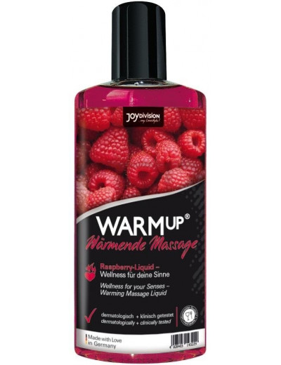 Массажное масло с ароматом малины WARMup Raspberry - 150 мл.