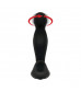 Черный вибростимулятор простаты Adam s Rotating P-spot Massager - 14,2 см.