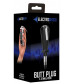 Черный электростимулятор с проводящей насадкой E-Stim Butt Plug - 8 см.