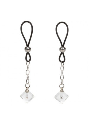 Прозрачные кристаллики-подвески на соски Non-Piercing Nipple Jewelry Crystal Gem