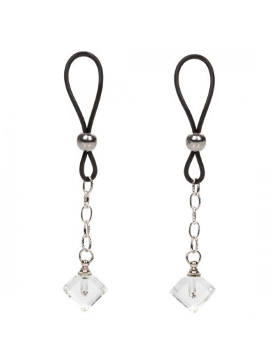 Прозрачные кристаллики-подвески на соски Non-Piercing Nipple Jewelry Crystal Gem