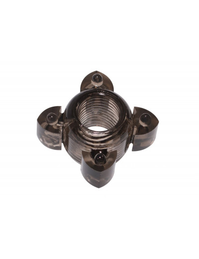 Чёрное эрекционное кольцо Rings Screw