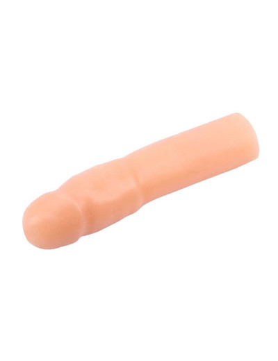 Телесная насадка-удлинитель Real Feel Sleeve - 16,8 см.