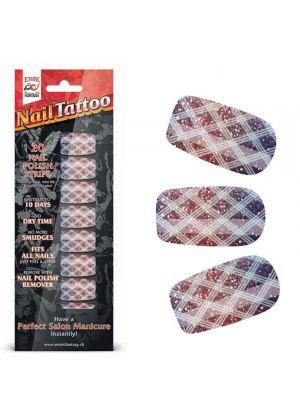 Набор лаковых полосок для ногтей Блестящий градиент Nail Foil