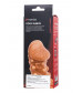 Телесная закрытая насадка с шариками Cock Sleeve 010 Size S - 13,8 см.