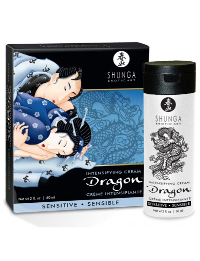 Интимный мужской крем SHUNGA DRAGON SENSITIVE - 60 мл.
