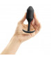 Чёрная пробка для ношения B-vibe Snug Plug 2 - 11,4 см.