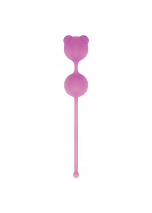 Розовые вагинальные шарики PUSSYNUT DOUBLE SILICONE