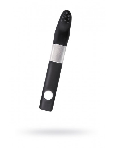 Чёрный клиторальный вибратор с 8Gb USB памяти и 7 режимами вибрации