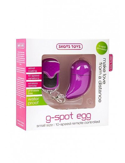 Фиолетовое виброяйцо G-spot Egg Small
