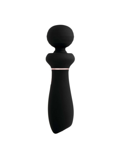 Черный вибратор So Divine Relax Portable Massage Wand - 24 см.