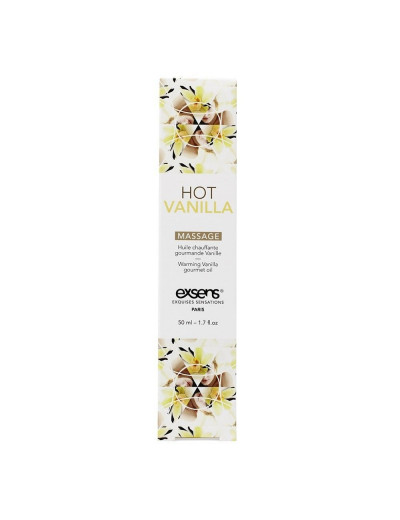 Разогревающее массажное масло с ароматом ванили Gourmet Hot Vanilla - 50 мл.