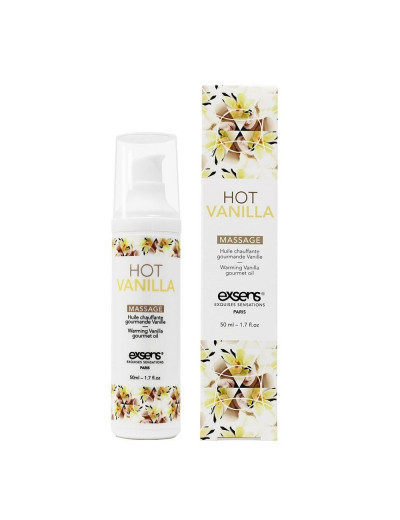Разогревающее массажное масло с ароматом ванили Gourmet Hot Vanilla - 50 мл.
