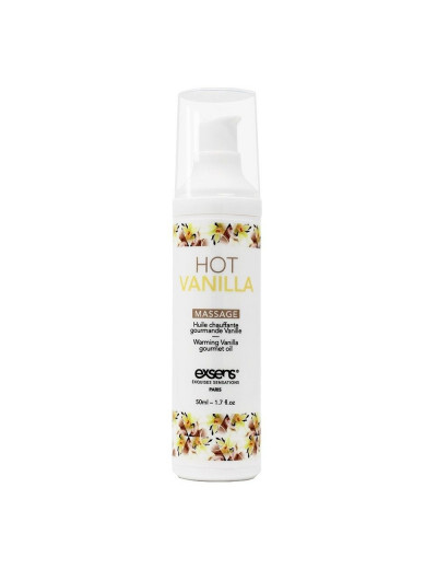 Разогревающее массажное масло с ароматом ванили Gourmet Hot Vanilla - 50 мл.