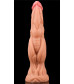 Телесный фаллоимитатор 9.5 Dual layered Platinum Silicone Cock - 24,5 см.