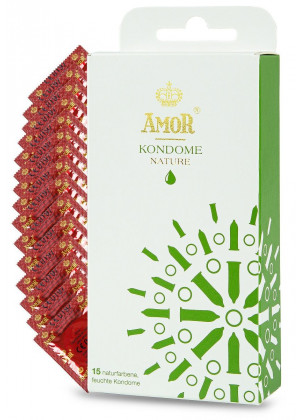 Классические презервативы AMOR Nature - 15 шт.