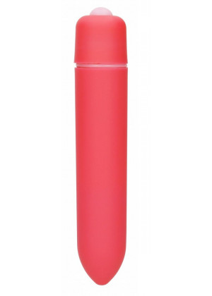Красная вибропуля Speed Bullet - 9,3 см.