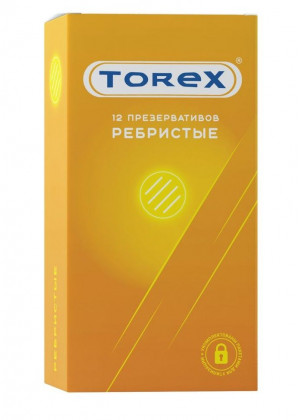 Текстурированные презервативы Torex  Ребристые  - 12 шт.