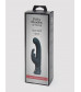 Темно-синий вибратор-кролик Greedy Girl Real-Feel Rabbit Vibrator - 25,4 см.