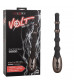 Черный анальный электростимулятор Volt Electro-Beads - 23,5 см.