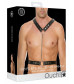 Черная мужская портупея Twisted Bit Black Leather Harness