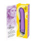 Фиолетовый вибратор Smile Easy - 22 см.