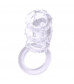 Прозрачная насадка на пенис с вибрацией Dual Vibrating Cock Cage