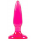 Розовая анальная мини-пробка  Jelly Rancher Pleasure Plug Mini - 8,1 см.