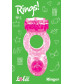 Розовое эрекционное кольцо с вибрацией Rings Ringer