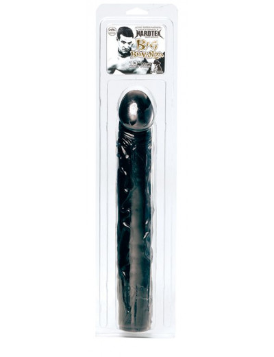 Чёрный фаллоимитатор BIG BONANZA 13 BLACK BUTT PLUG - 33 см.